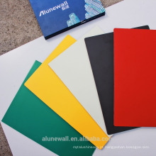 Wholesale glossy/metallic surface Alunewall PE coated aluminum composite panel 2M width